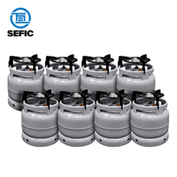 ISO4706 295mm 6kg LPG Cylinder African Market