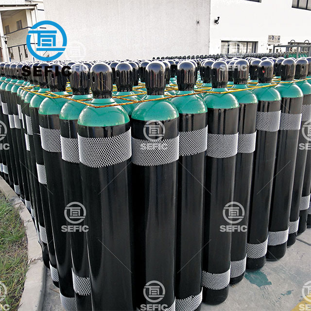 Industry Oxygen Nitrogen Argon Compressed Gas Cylinder